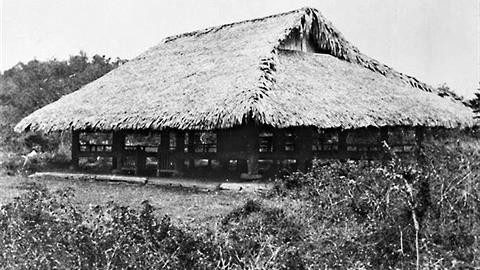 La maison commune de Tân Trào, où a eu lieu le Congrès national du Parti durant lequel a été décidée la Révolution d’Août 1945. Photo : VNA