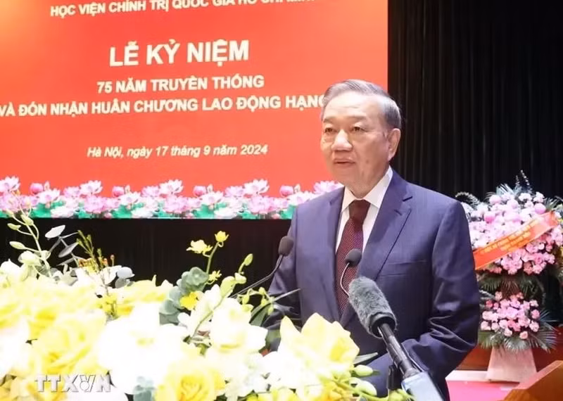 Le secrétaire général du Parti communiste du Vietnam et président To Lam. Photo : VNA.