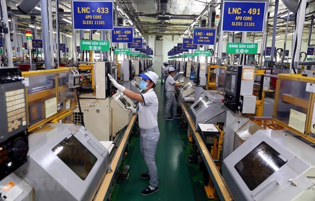 Usine d'une entreprise japonaise dans la zone franche d'exportation de Tan Thuan, à Hô Chi Minh-Ville. Photo d'archives: VNA