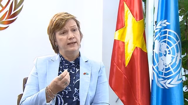 Rana Flowers, coordonnatrice résidente par intérim des Nations Unies au Vietnam. Photo: VGP