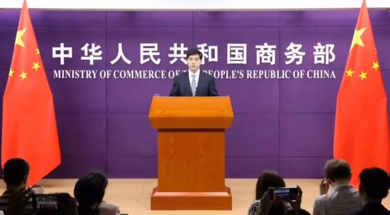 Ha A Dông, chef adjoint du Bureau et porte-parole du ministère chinois du Commerce. Photo: qq.com