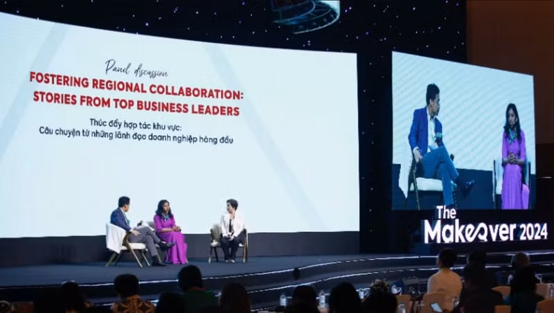 Lors de de l'événement « The Makeover 2024 ». Photo: NDEL