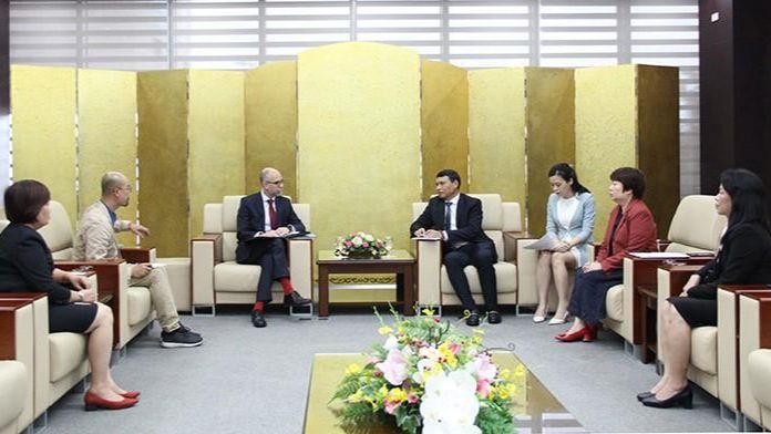 Lors de la rencontre. Photo: danang.gov.vn
