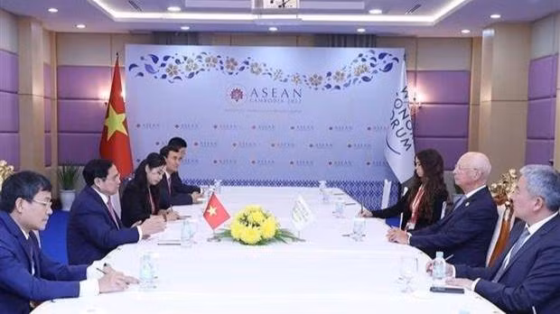 Lors de la rencontre. Photo : VNA.