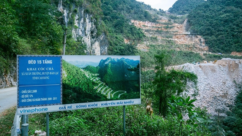Le Col de Khau Côc Chà dans la province de Cao Bang. Photo : VOV.