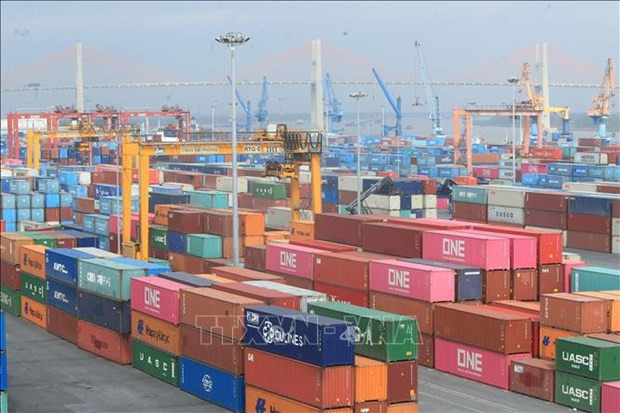 Au port de Hai Phong. Photo : VNA.