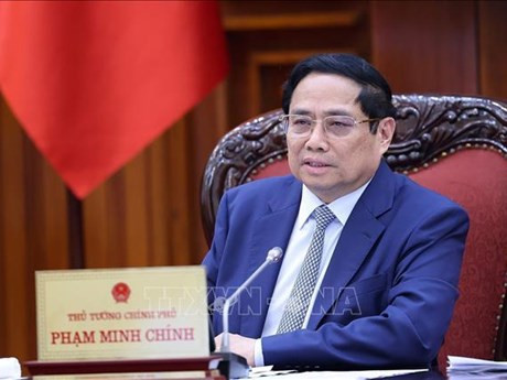 Le Premier ministre Pham Minh Chinh. Photo : VNA.