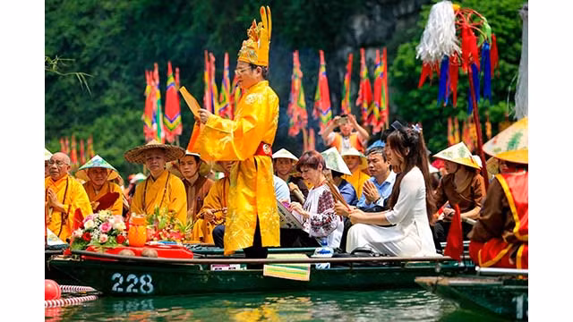 Rituel « prise de l'eau ». Photo : baoquocte.vn Rituel « prise de l'eau ». Photo : baoquocte.vn