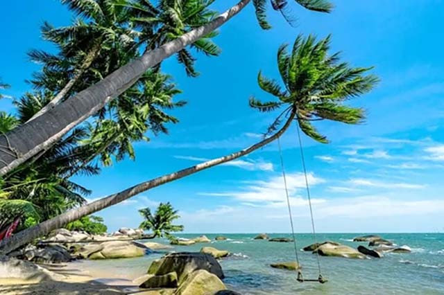 Hon Son - l'une des trois destinations touristiques les plus populaires de Kiên Hai. Photo : vtcnews.vn