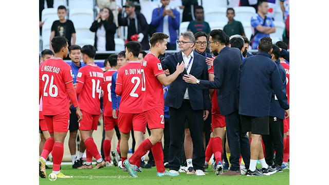 L'équipe vietnamienne a fait des surprises lors d'un match contre l'équipe japonaise. Photo : VFF.