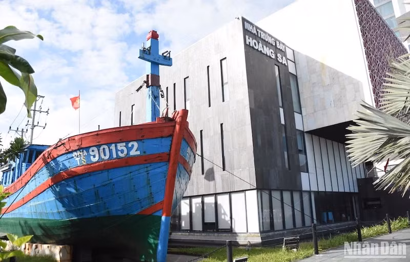 La Maison d’exposition de Hoàng Sa. Photo : NDEL.