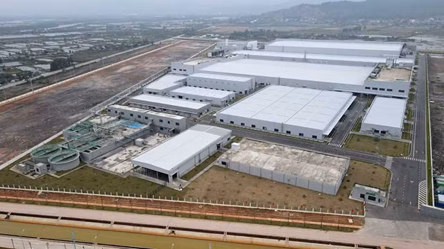Le parc industriel de Sông Khoai, dans le chef-lieu de Quang Yên, province de Quang Ninh. Photo : baodautu.vn