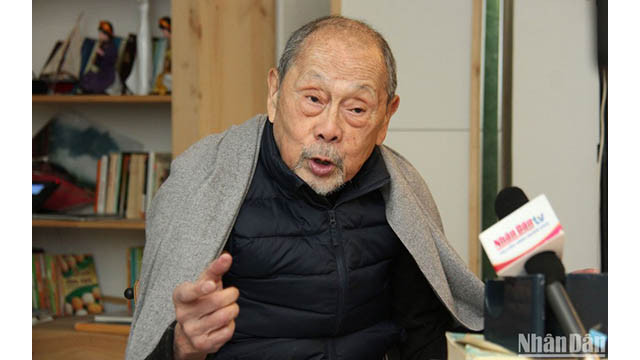 Nguyên Van Bôn, ancien président chargé des affaires extérieures de l'Association des Vietnamiens en France. Photo : NDEL.