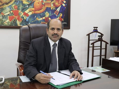 L'ambassadeur indien au Vietnam Sandeep Arya. Photo : VNA.