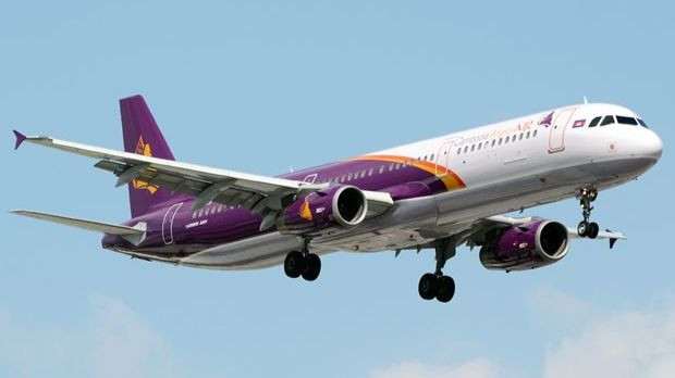 Un avion de Cambodia Angkor Air (CAA). Photo: flightsnation.com