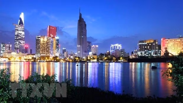 Un coin de Hô Chi Minh-Ville. Photo: VNA