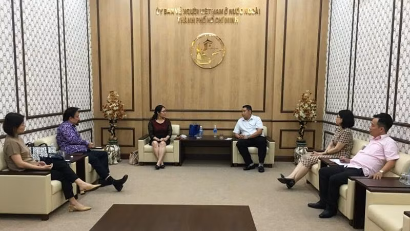 Lors de la rencontre. Photo: thoidai.com.vn