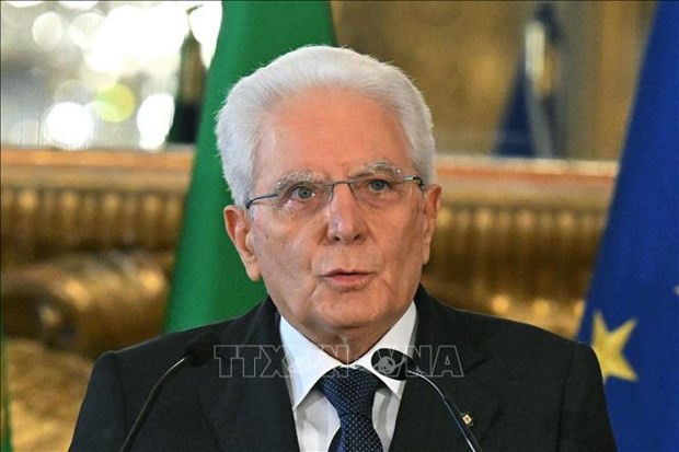 Le Président italien, Sergio Mattarella. Photo : VNA.