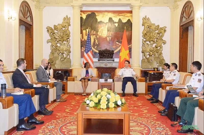 Vue de la réception, à Hanoi, le 29 juillet. Photo : qdnd.vn