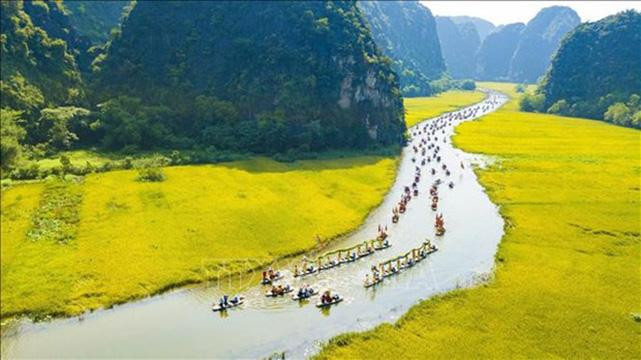 La zone touristique de Tam Coc-Bich Dong à Ninh Binh. Photo: VNA