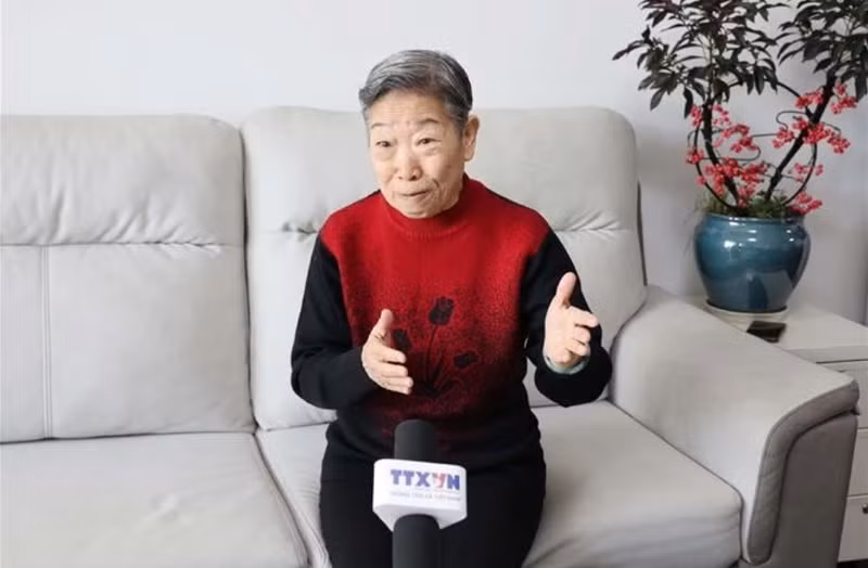 Yu Shuhui, figure éminente de l'amitié sino-vietnamienne. photo : VNA.