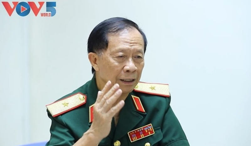 Le général de brigade Hô Sy Hâu, ancien directeur du Département de l’économie du ministère de la Défense, ingénieur en chef de ce pipeline. Photo : VOV.