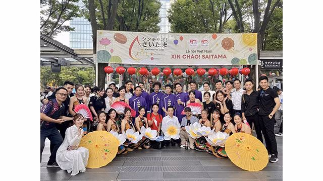 La fête de la mi-automne « Bonjour Saitama » au Japon. Photo : thoidai.com.vn