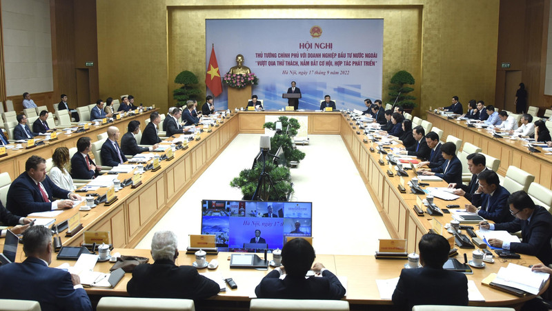 Une vue générale de la rencontre. Photo : Trân Hai/NDEL