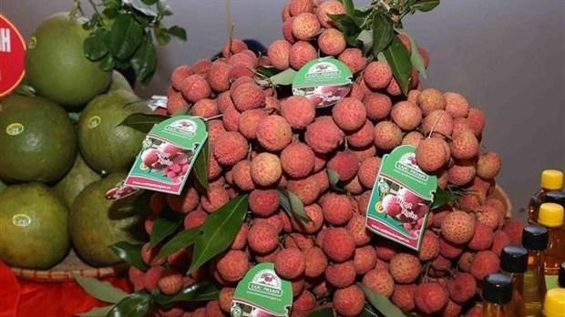Du litchi « thiêu » du Vietnam. Photo: VNA