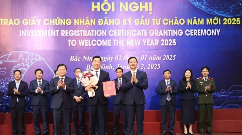 Lors de l'événement. Photo : portail d'information Bac Ninh.
