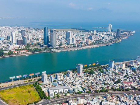 La ville de Dà Nang vue d'en haut. Photo : nguoilaodong.vn 