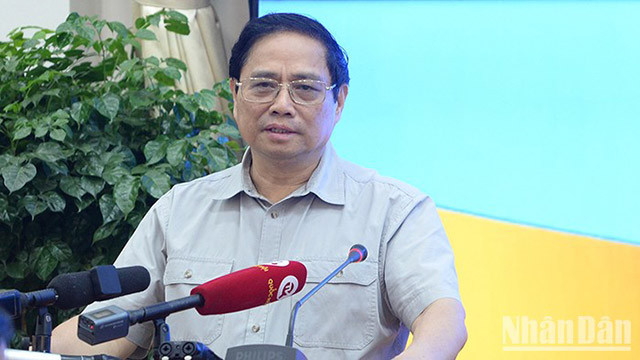 Le Premier ministre Pham Minh Chinh. Photo : NDEL.