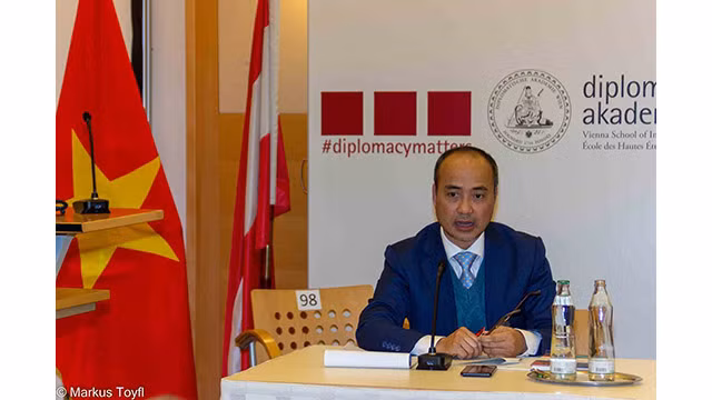 L'ambassadeur vietnamien en Autriche, Nguyên Trung Kiên. Photo : Markus Toyfl.