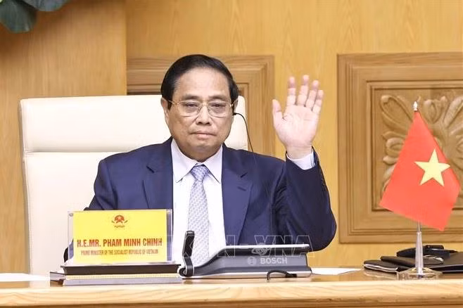 Le Premier ministre Pham Minh Chinh. Photo : VNA.