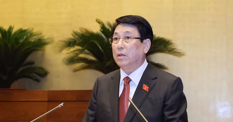 Le Président de la République Luong Cuong.