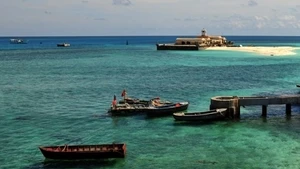 Le récif corallien de l’île de Da Tây, district de Truong Sa, province de Khanh Hoa. Photo: NDEL. 
