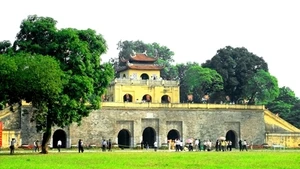 La cité impériale de Thang Long fut édifiée au XIe siècle par la dynastie des Ly (1009-1225).