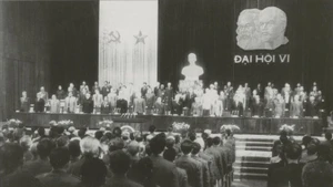 Le VIe Congrès national du PCV (décembre 1986). Photo: Archives