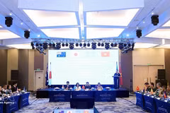 Le 24 juin à Hanoï, le Vietnam a accueilli le séminaire international intitulé « Partenaires du programme de coopération triangulaire (PPT) de l'ONU », organisé conjointement avec les Nations unies, l’Australie et le Japon. Photo : VNA. 