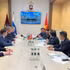 Le général de division Nguyen Thanh Tung rencontre les responsables de la Direction générale des Affaires intérieures de la ville de Moscou. Photo : VNA.