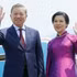 Le secrétaire général du Parti communiste du Vietnam et président de la République To Lam et son épouse. Photo : VNA.