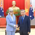 Le secrétaire général du Parti communiste du Vietnam, To Lam, reçoit la gouverneure générale d’Australie, Sam Mostyn, en visite d’État au Vietnam, le 10 septembre 2025 à Hanoï. Photo : Nhân Dân.