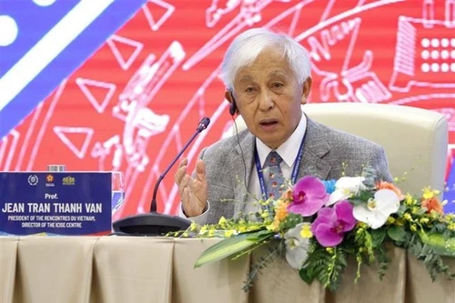 Le professeur Tran Thanh Van, président du Centre international de science et d’éducation interdisciplinaire (ICISE). Photo: VNA.