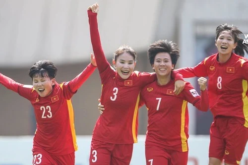 L'équipe féminine de football du Vietnam. Photo : AFC.