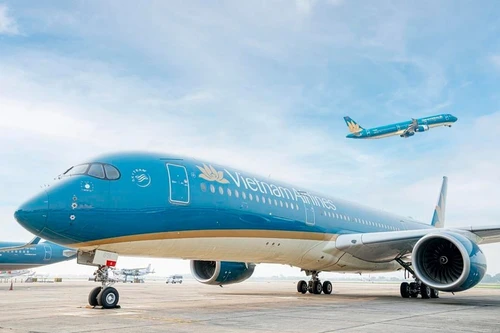 Un avion de la compagnie Vietnam Airlines. Photo : VNA.