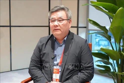 Le professeur Cui Hongjian de l’Institut d’études avancées sur la gouvernance régionale et mondiale de l’Université des langues étrangères de Pékin. Photo : VNA.
