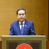 Le président de l'Assemblée nationale, Trân Thanh Mân, prononce le discours d'ouverture de la première session extraordinaire de la XVIe législature de l'Assemblée nationale. Photo : VNA. 