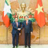 Le président de l'Assemblée nationale Tran Thanh Man (droite) et le président du Myanmar, Min Aung Hlaing. Photo : NDEL. 