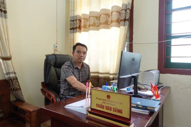 Chau Seo Seng, vice-président du Comité populaire de la commune de Bản Lien. Photo: vietnamnet.vn anh-6-2219.jpg
