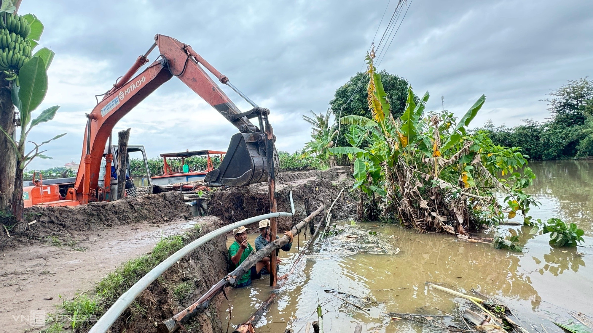 marée exceptionnelle a également provoqué des inondations dans plusieurs zones de Can Tho. Photo : vnexpress.net